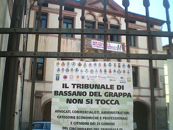 Tribunale: “Bassano e Vicenza, un unico problema comune”