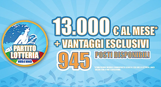 Il Partito del “Vota e Vinci”