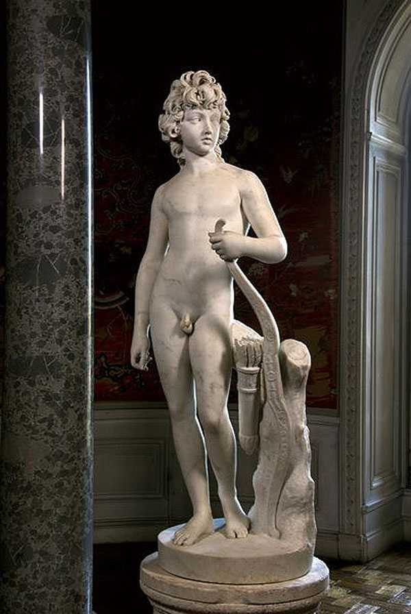 La statua in marmo originale