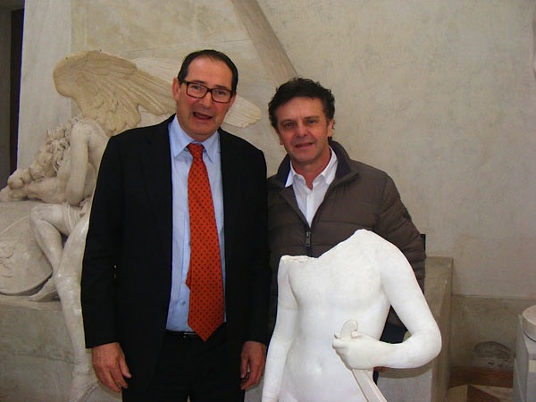 Giancarlo Galan con Ivano Ambrosini di UnoCad