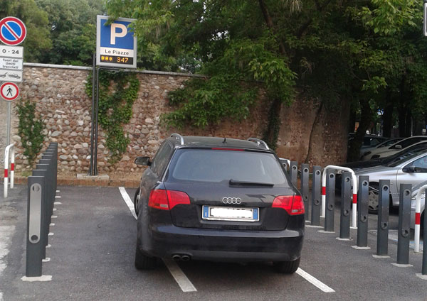 Parcheggio alla bassanese, il capolavoro
