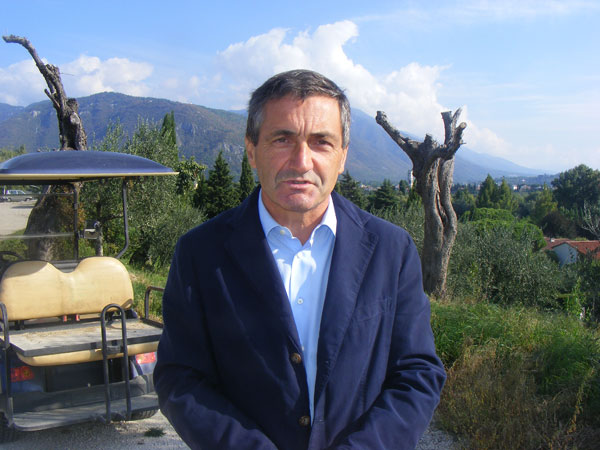 Il proprietario Carlo Simoncello