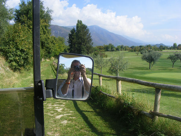 Vista dalla golf car