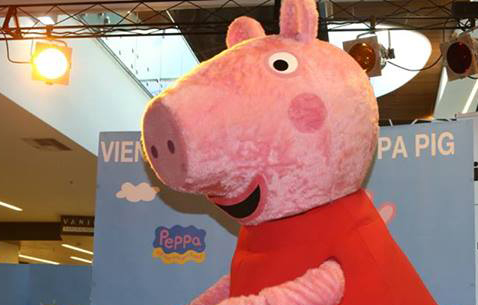 Peppa Pig in piazza a Bassano? “E' un falso”