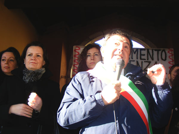 L'intervento del sindaco Cimatti