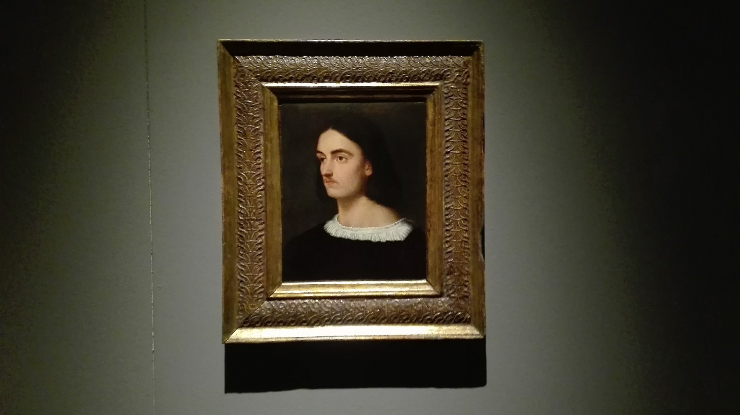 Giorgione (attribuito a): Ritratto di giovane. Foto Alessandro Tich