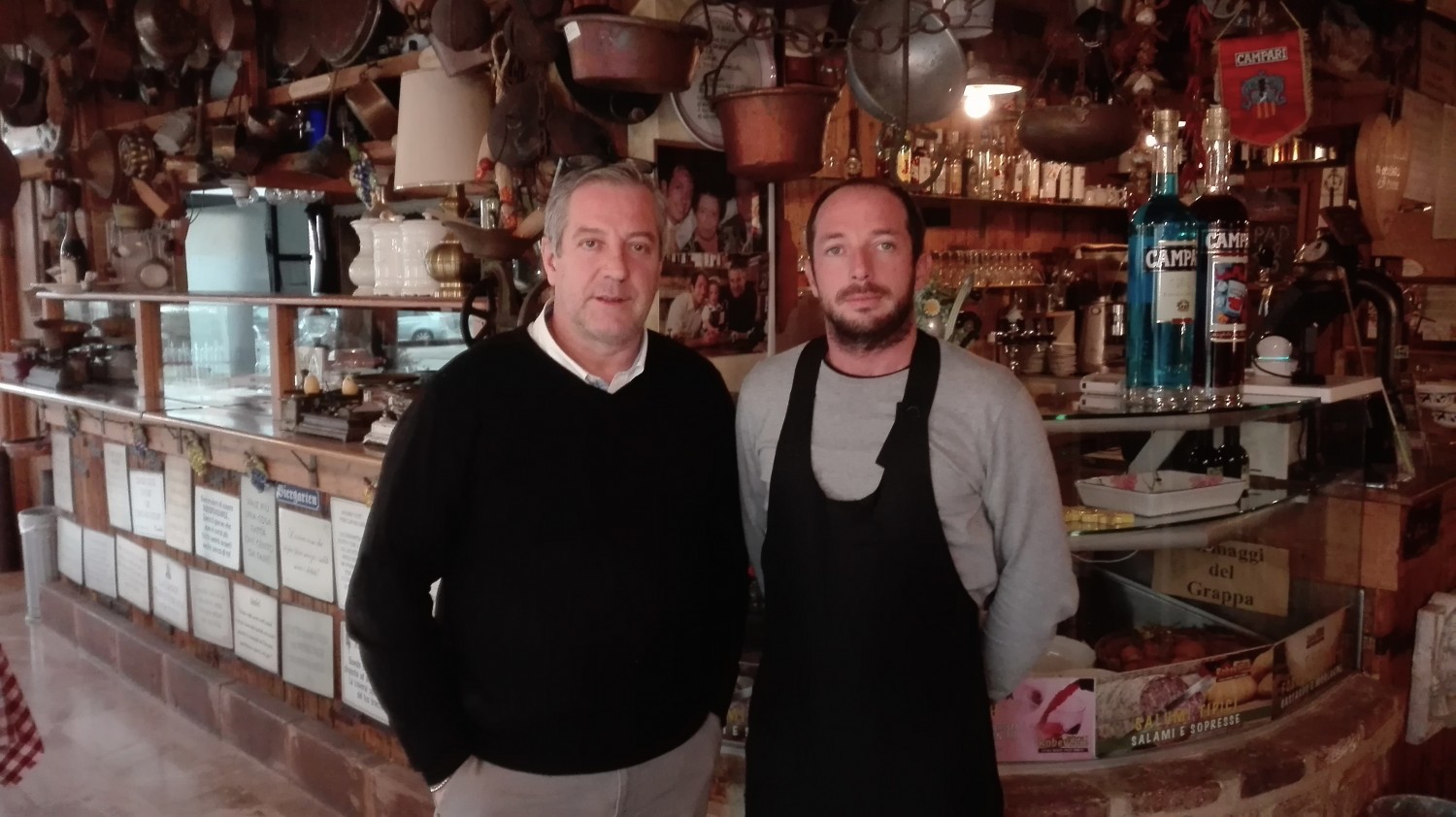 Claudio e Paolo Oriella (foto Alessandro Tich)