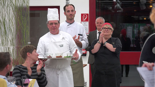 Jean-Marie Dumaine, Julian Reinisch, Sergio Dussin, Enza Leone (foto Jacopo Tich)