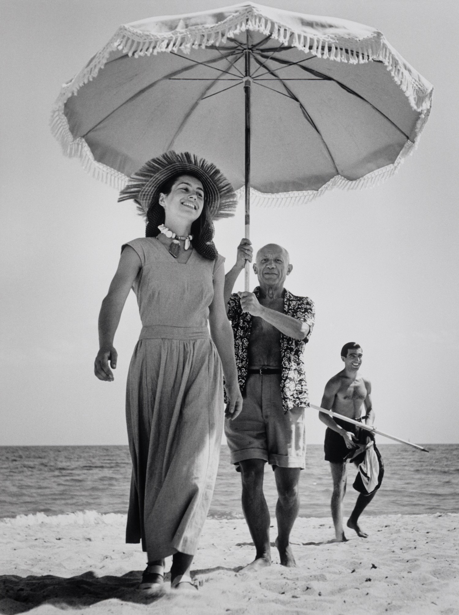 Robert Capa: Pablo Picasso e Françoise Gilot (Francia, 1951)