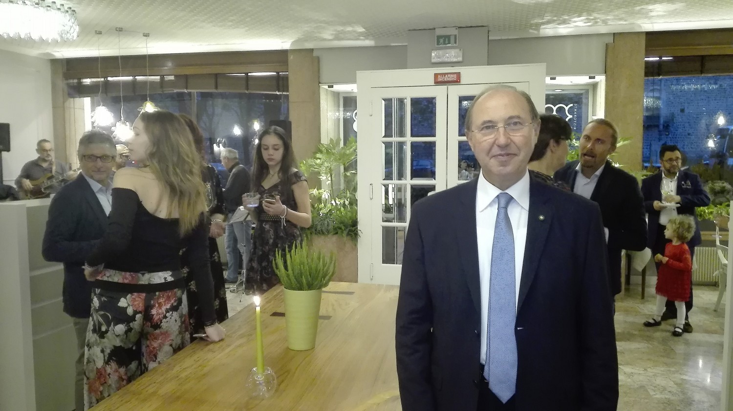 Il sindaco di Pove del Grappa Orio Mocellin (foto Alessandro Tich)