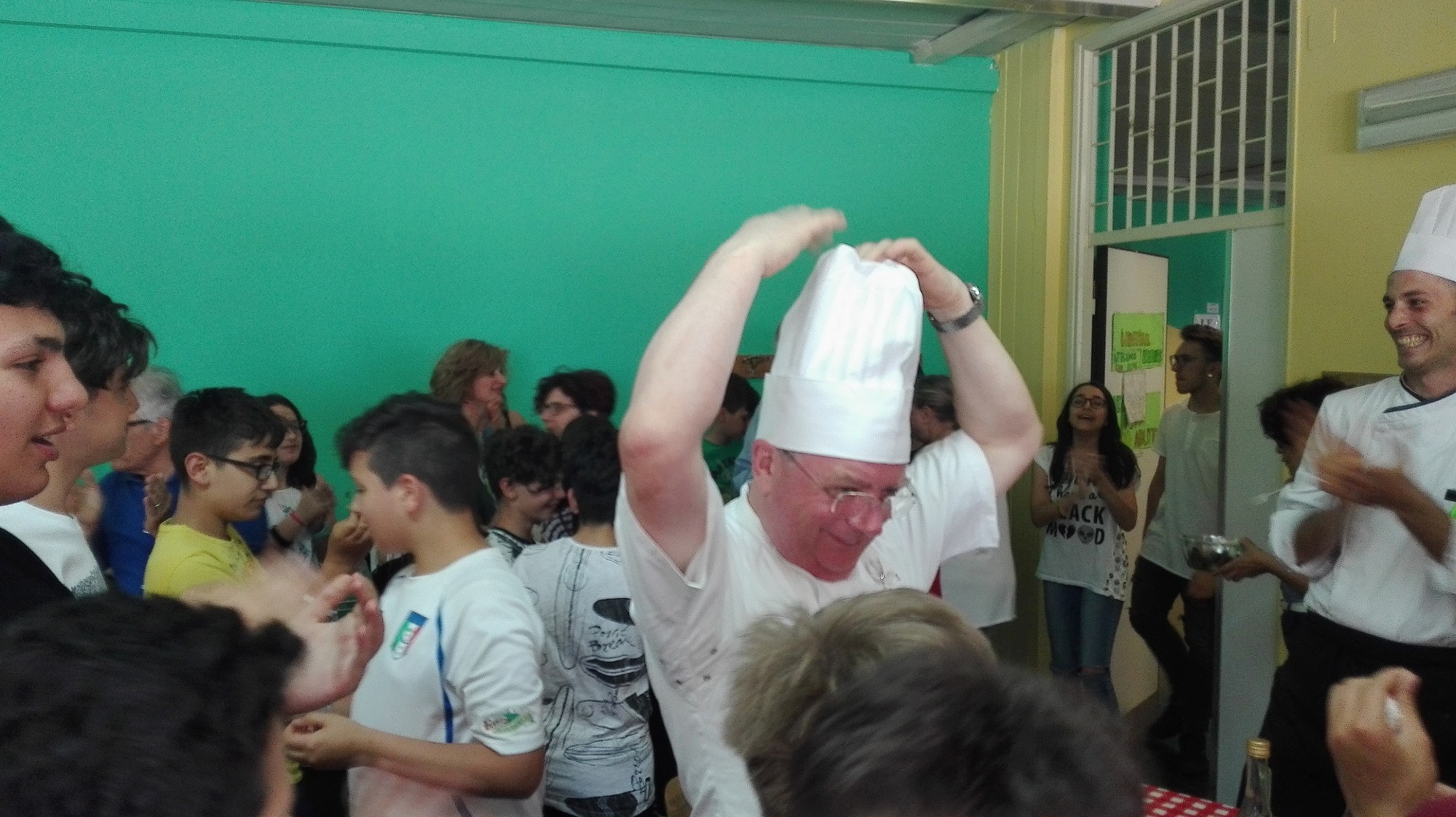 Rifresco laboratorio scolastico, applausi finali (foto Alessandro Tich)