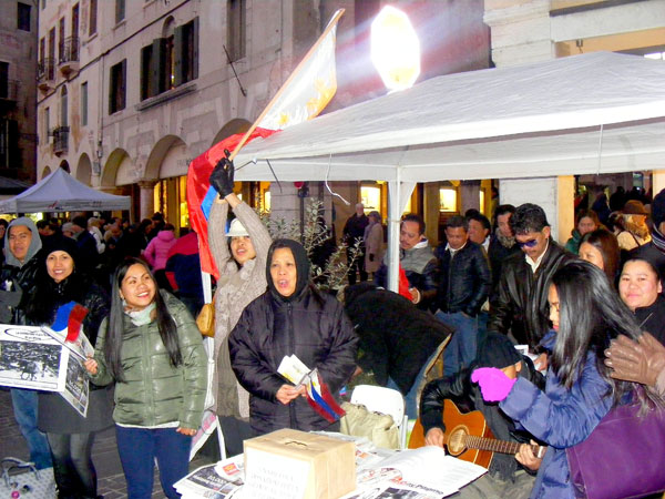 “La solidarietà è più forte di un tifone”