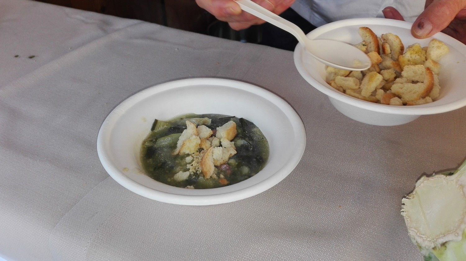 Zuppa di Broccolo di Bassano (foto Alessandro Tich)