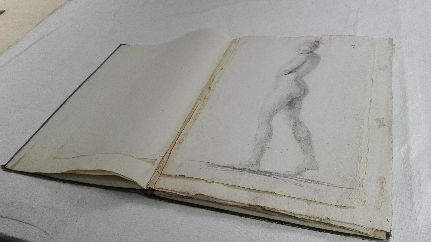 Disegno di Antonio Canova (foto Alessandro Tich)