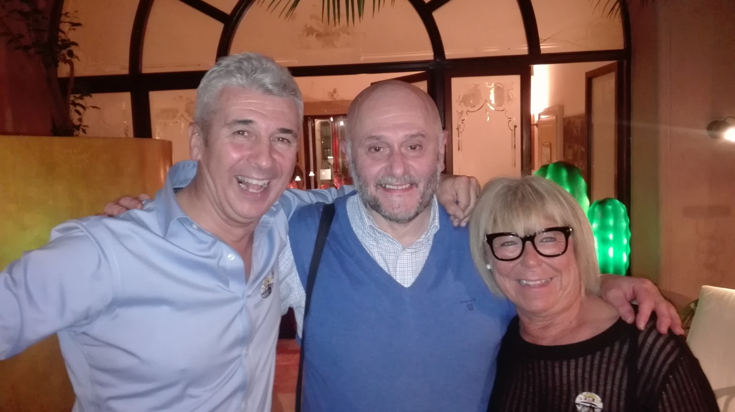I Tre dell'Operazione Erio: Luca Chenet, Sandro Chiminello 'Il Muto' e Francesca Cusinato (foto Alessandro Tich)