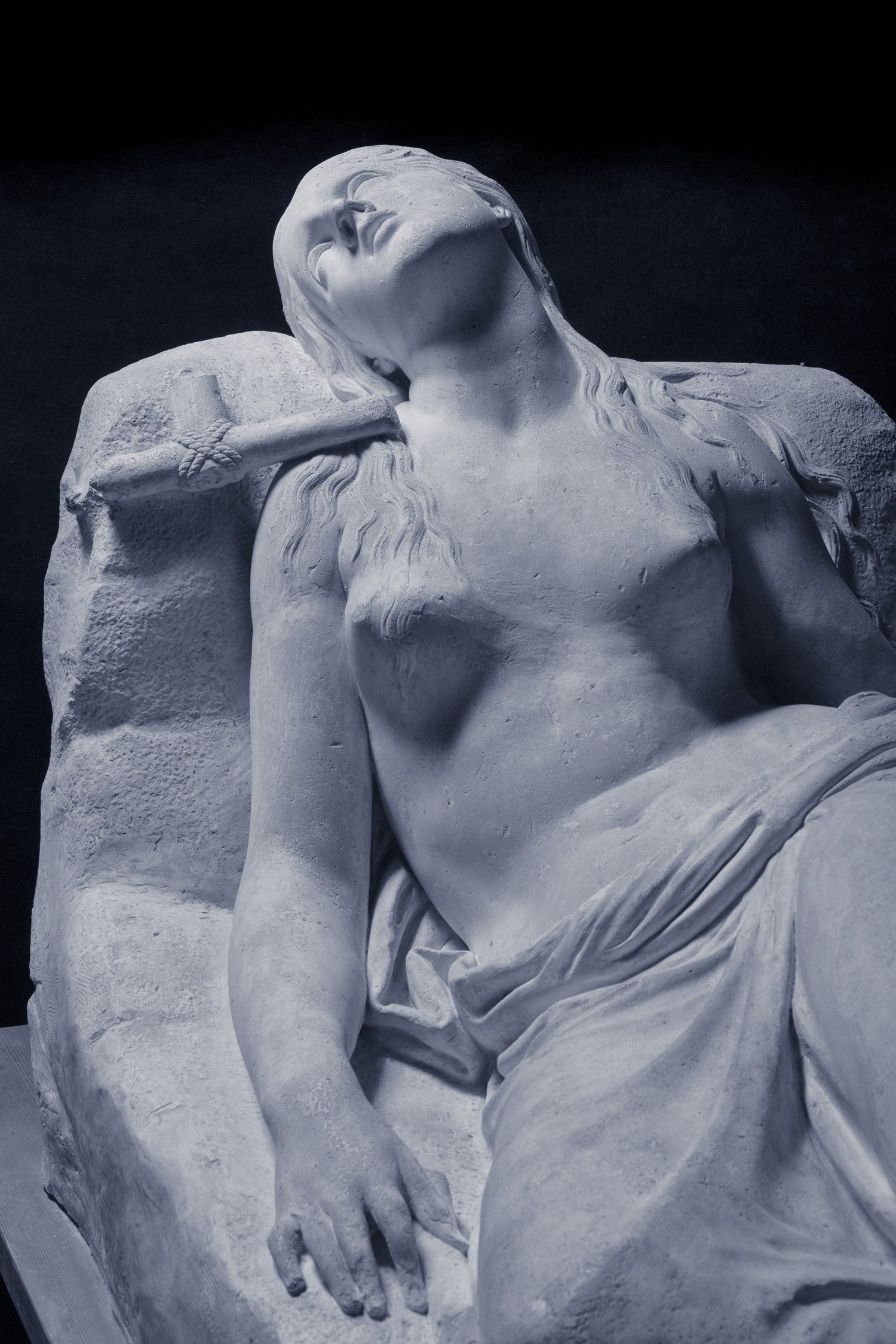 Maddalena giacente, Antonio Canova, Calco in gesso,1819-1822, Accademia di Belle Arti di Carrara © Michele Ambrogi
