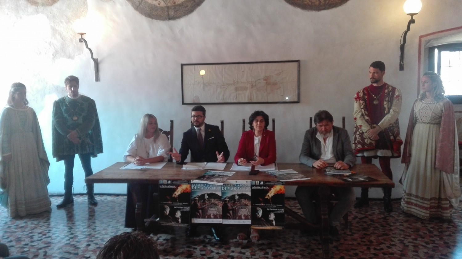 La conferenza stampa (foto Alessandro Tich)