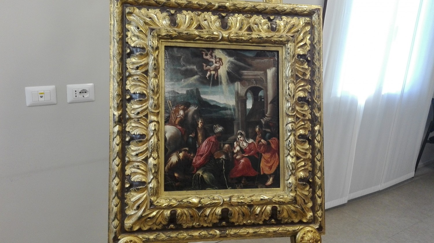 Jacopo Da Ponte detto il Bassano, Adorazione dei Magi, olio su tavola, collezione privata, cm 45,3 x 38, circa 1555 (foto Alessandro Tich)