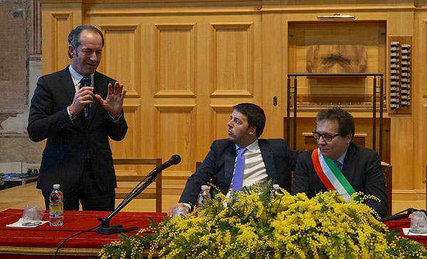 Zaia a Renzi: “Adesso sai tutto di noi”
