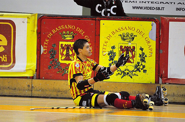 E' il momento più difficile degli ultimi 15 anni per l'Hockey Bassano (FOTO BOSCA)