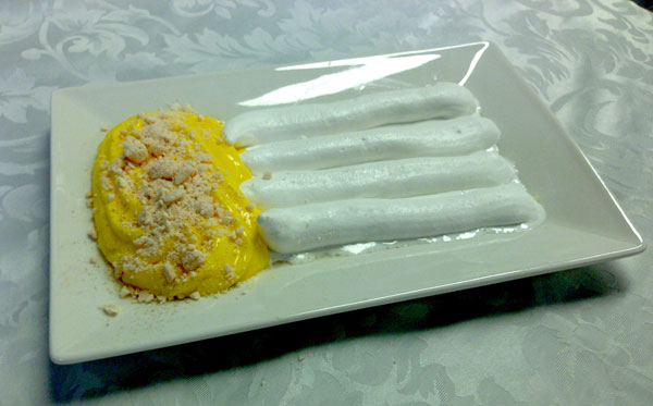 “Ovi e Sparasi”. Ma è un gelato