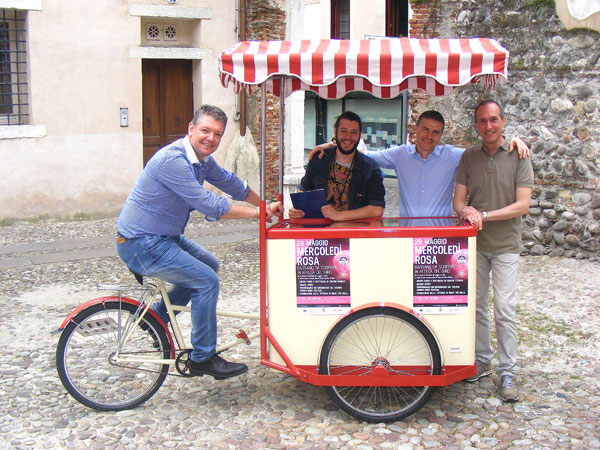 Tutto il rosa del gelato