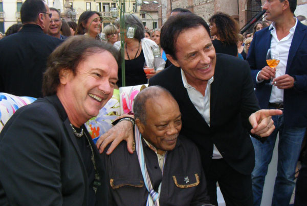 Red Canzian, Quincy Jones e Roby Facchinetti