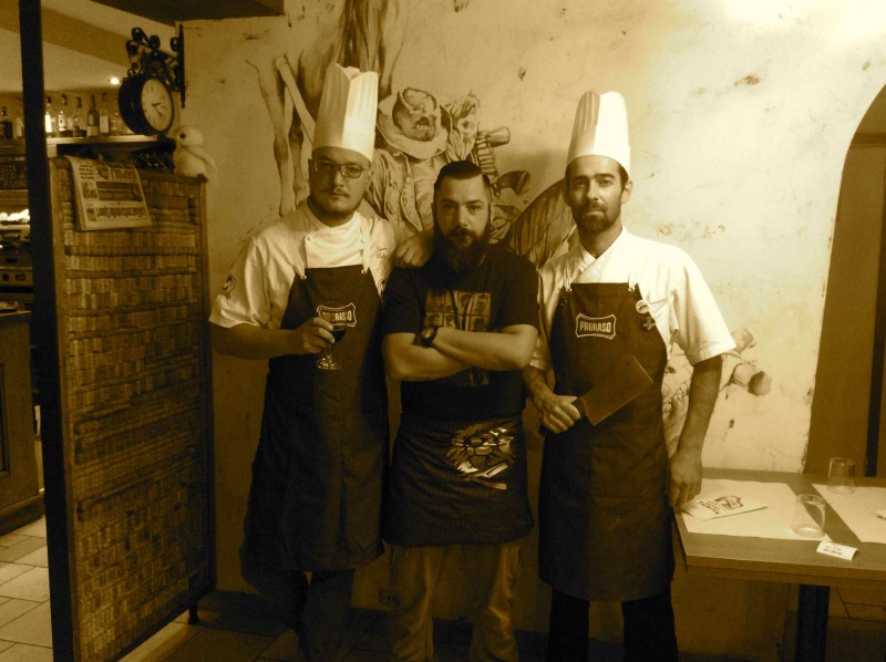Simone Melè, Cesare Casoni e Lorenzo Marchioro