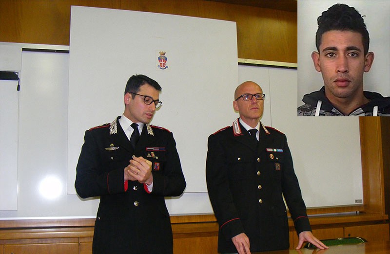 Tradito da Facebook, viene arrestato