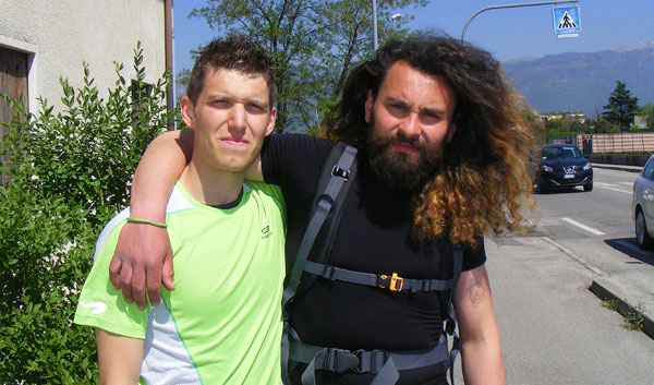 La lunga corsa di Mattia e Matteo