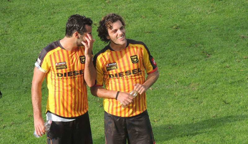Guido Davì e Gianvito Misuraca, palermitani, amici fin dai tempi della Primavera rosanera (foto Claudia Casarotto)