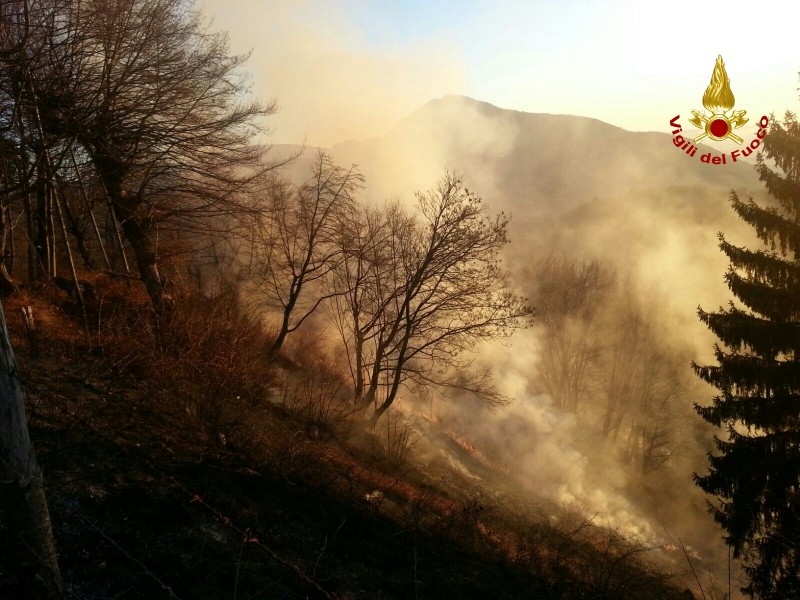 Fuoco sull'Altopiano