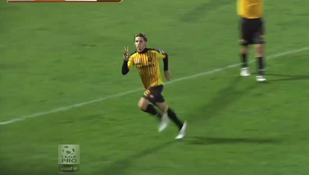 E chi lo tiene Michel Fabbro dopo un gol del genere in uno  scontro diretto? (foto Sportube)