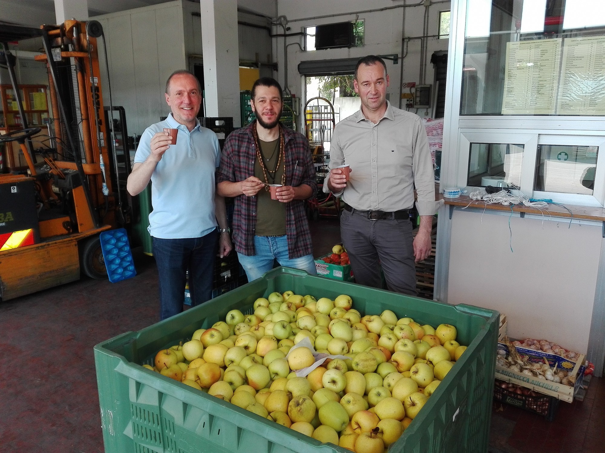 La frutta congelata