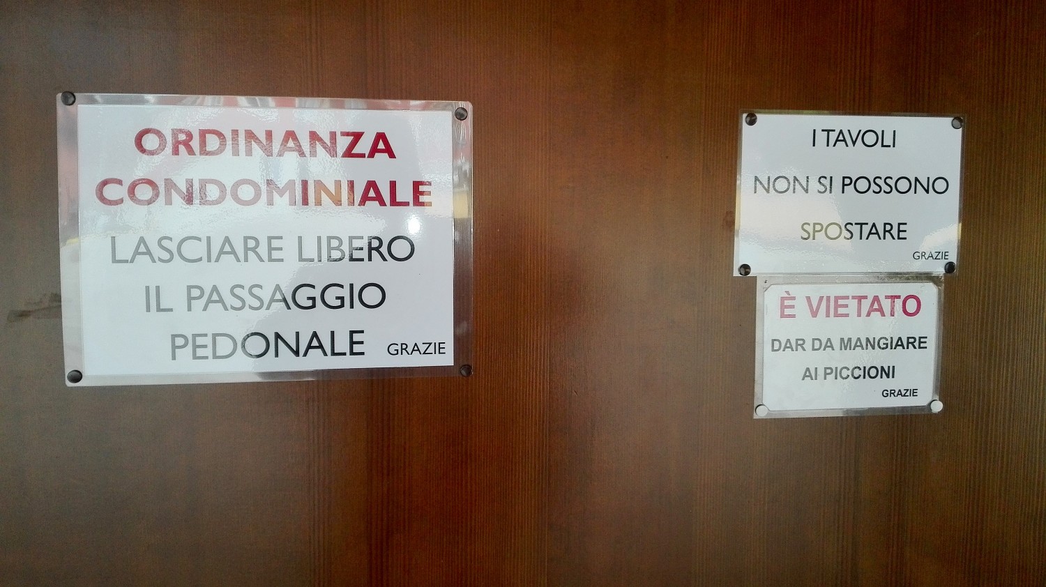 Uomo avvisato