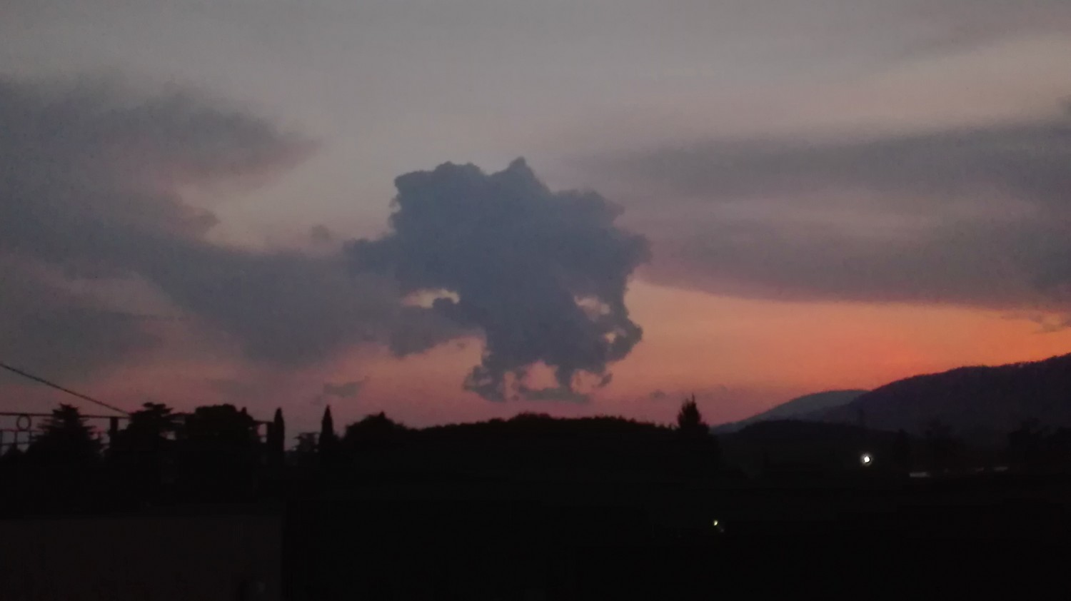 Senza nuvole?