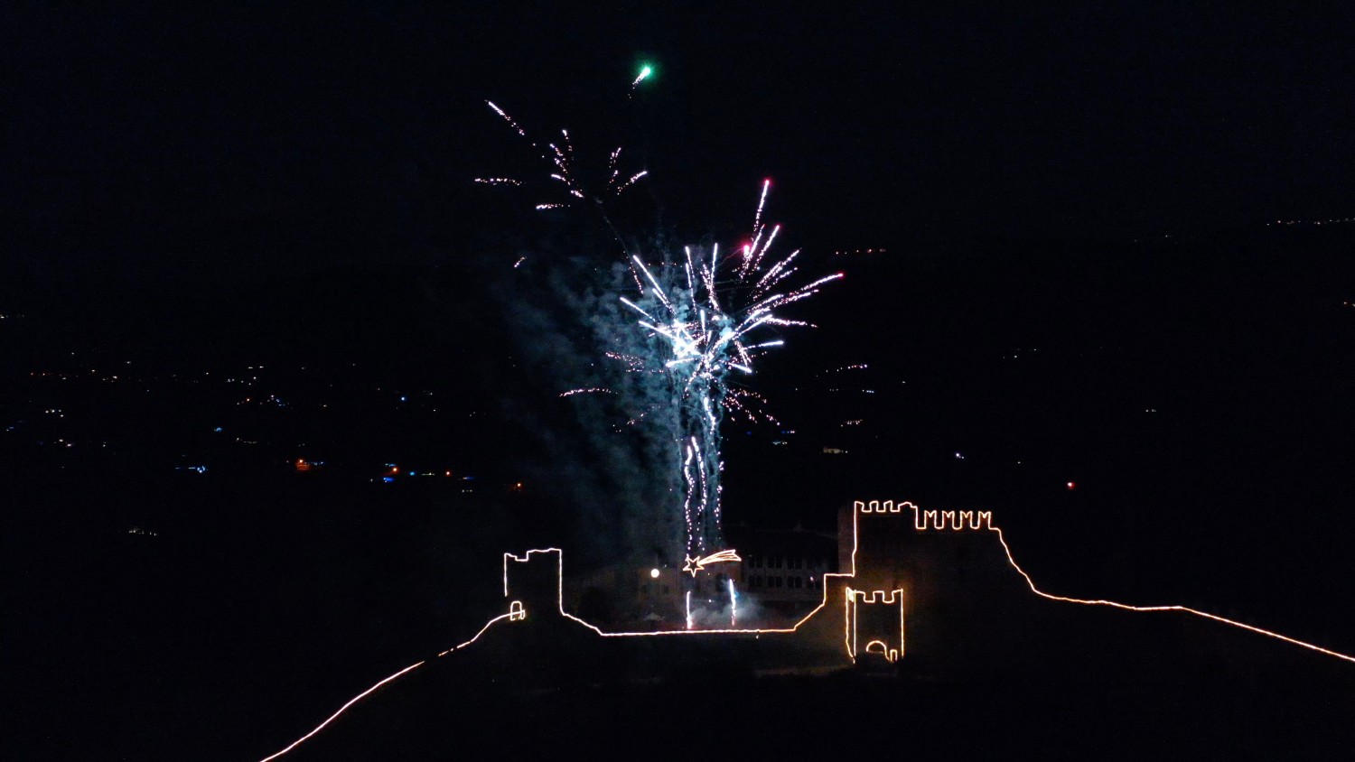 Capodanno a Marostica, dal Castello Superiore spettacolari fuochi d’artificio a sorpresa