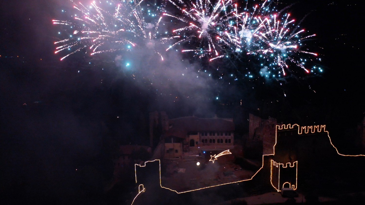 Capodanno a Marostica, dal Castello Superiore spettacolari fuochi d’artificio a sorpresa