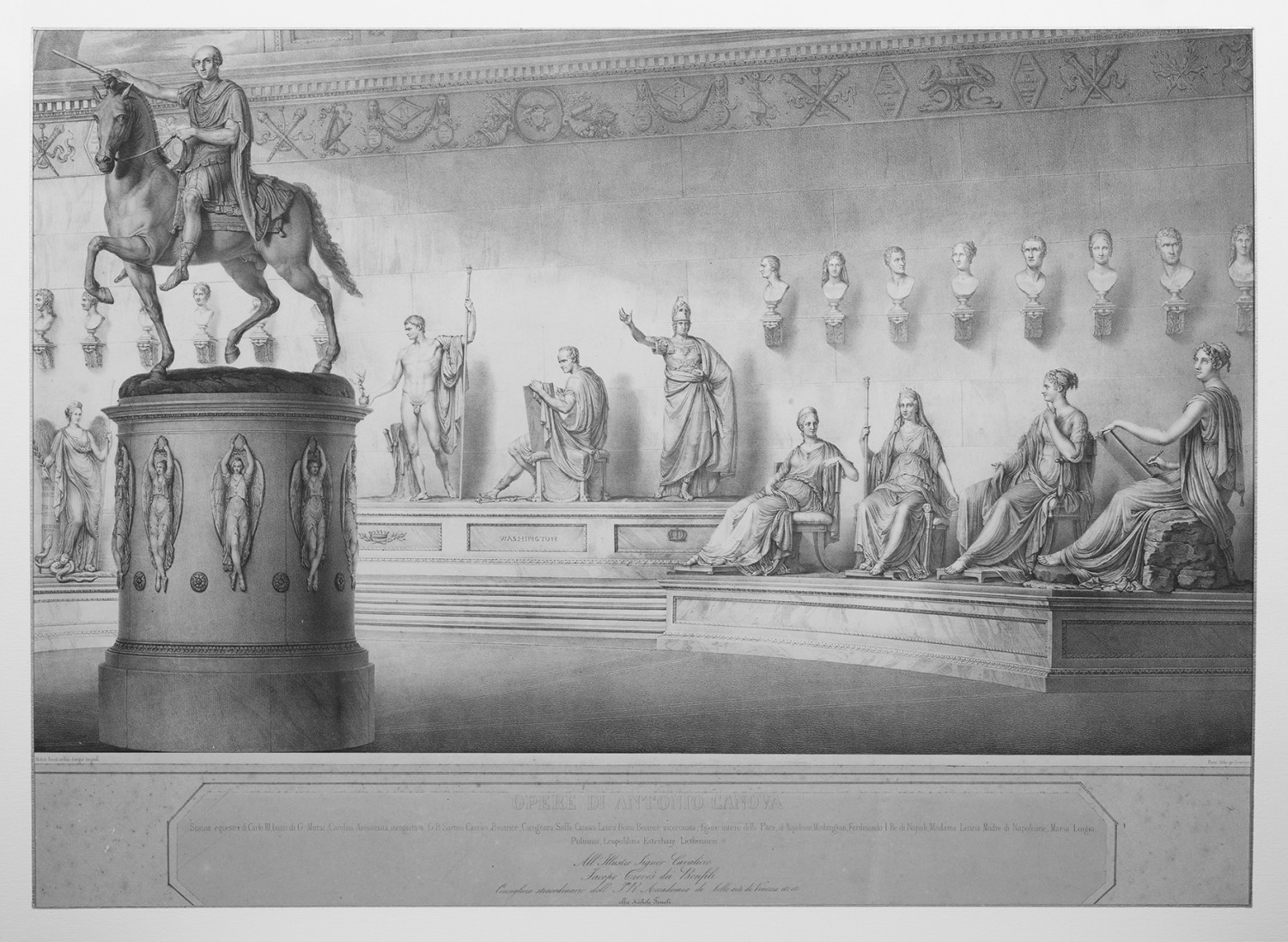 Michele Fanoli, “Opere di Antonio Canova” - Ritratti