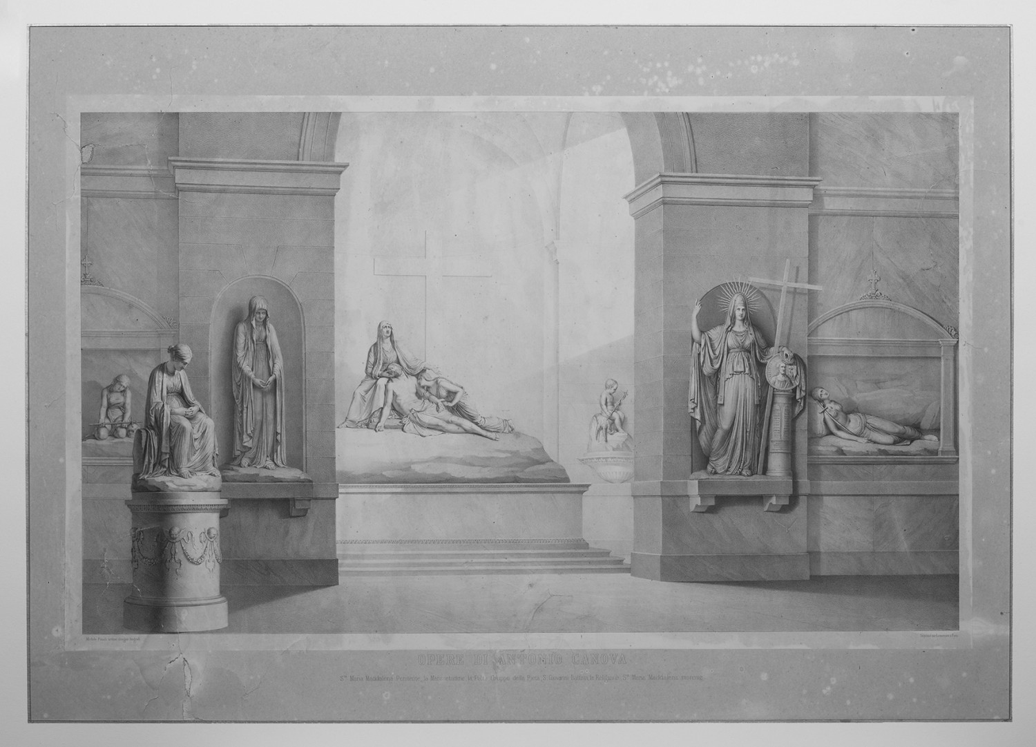 Michele Fanoli, “Opere di Antonio Canova” - Soggetti religiosi