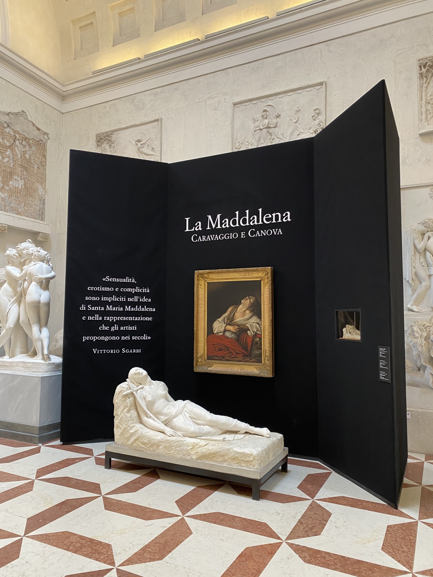 L'allestimento della mostra