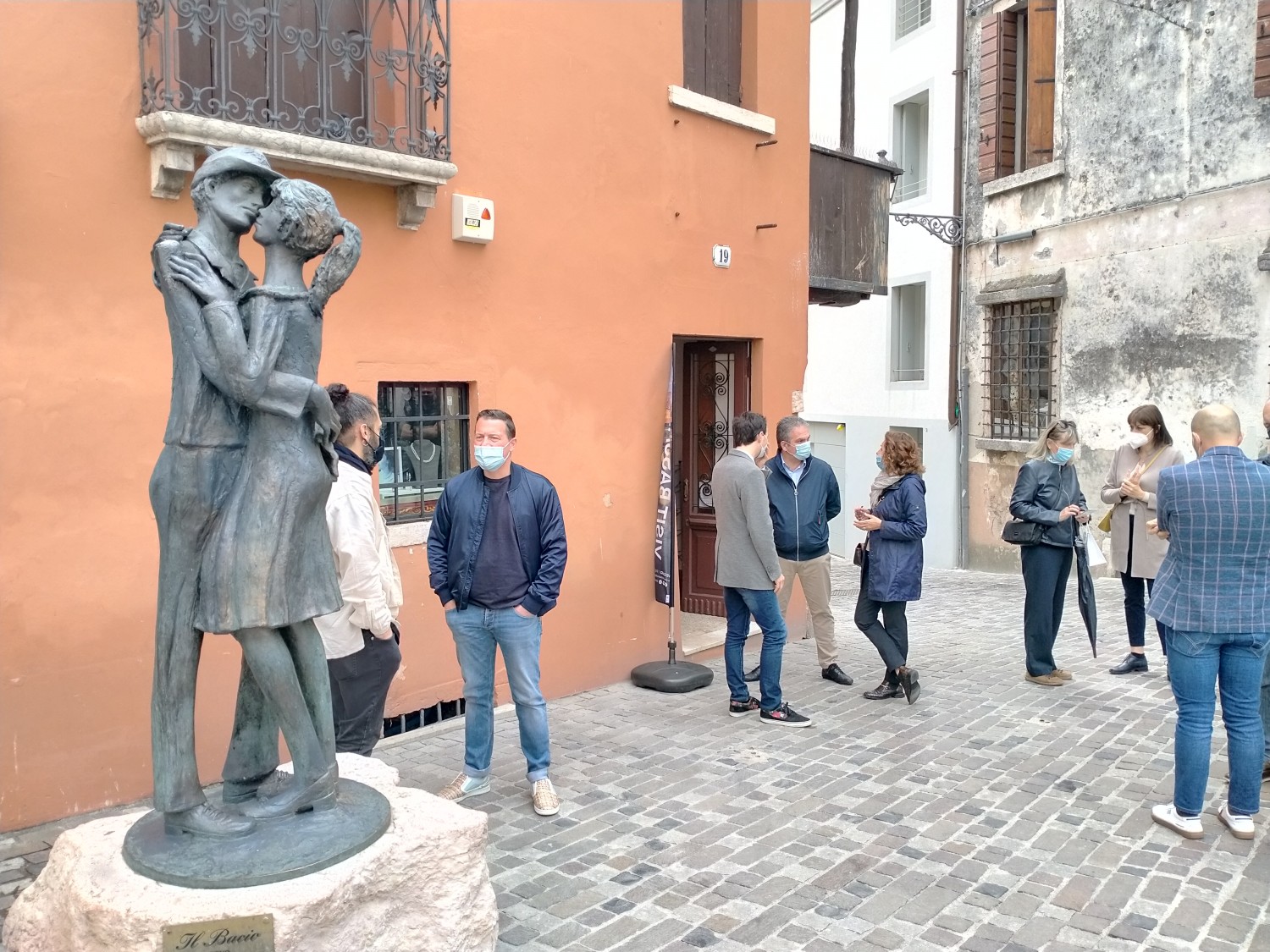 Prima dell'inaugurazione