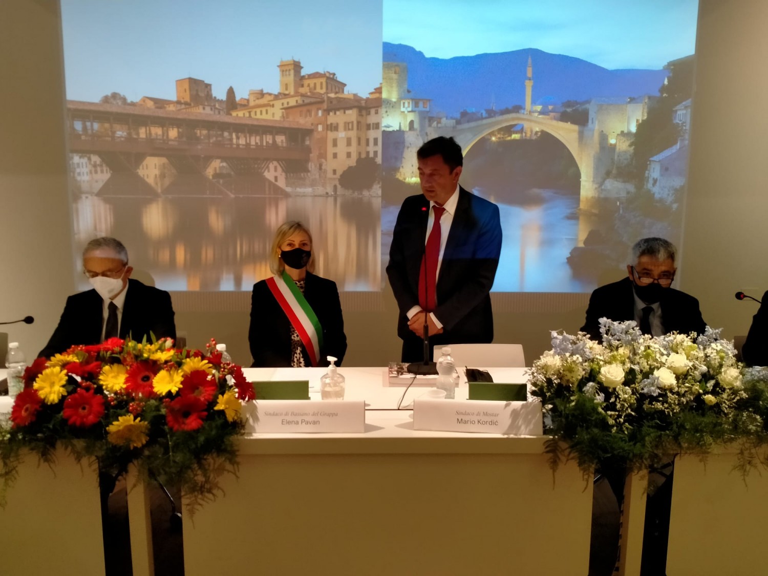 L'intervento del sindaco Kordić