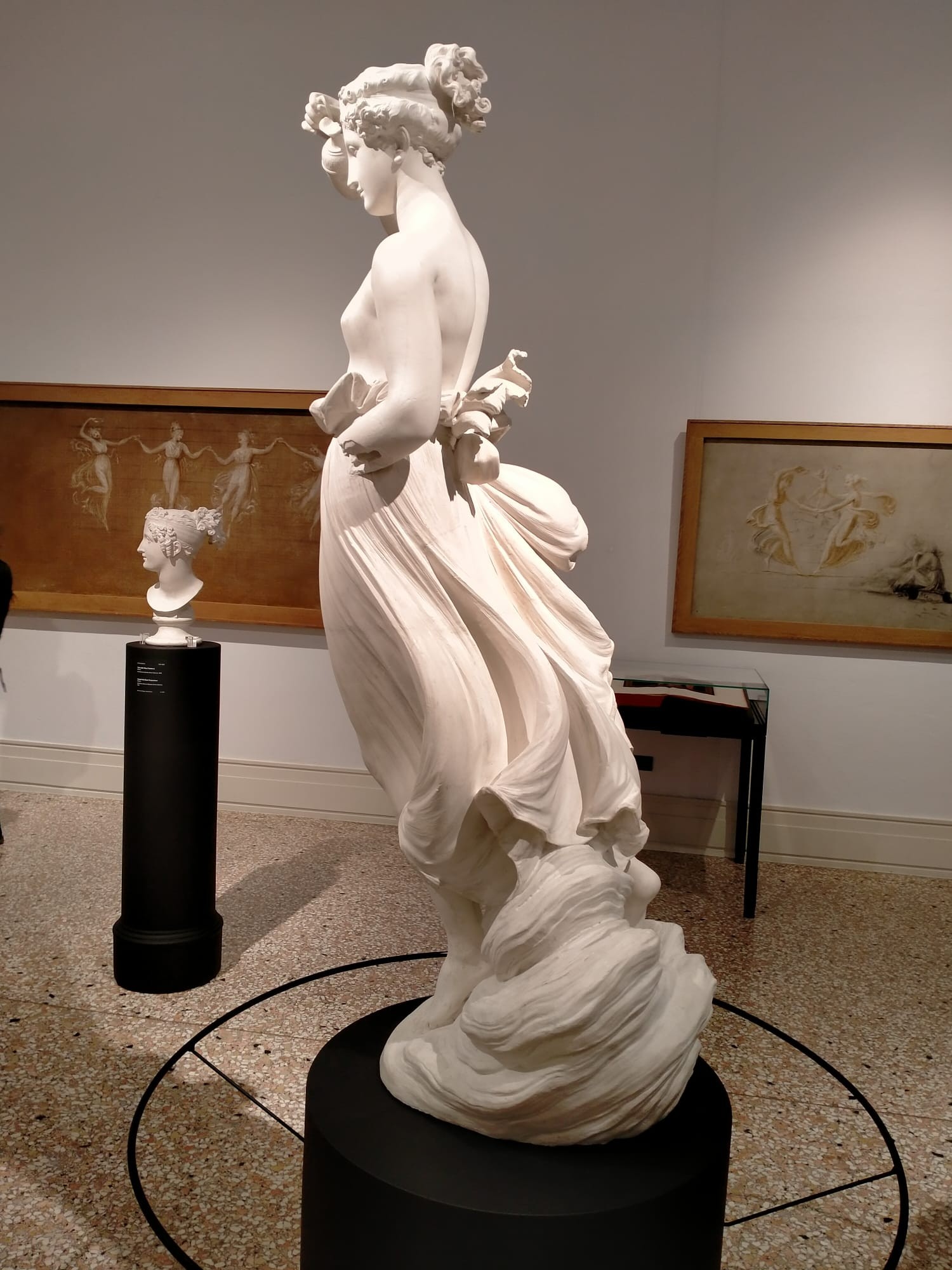 Antonio Canova, Ebe, modello in gesso (1796). Padova, Collezione Papafava