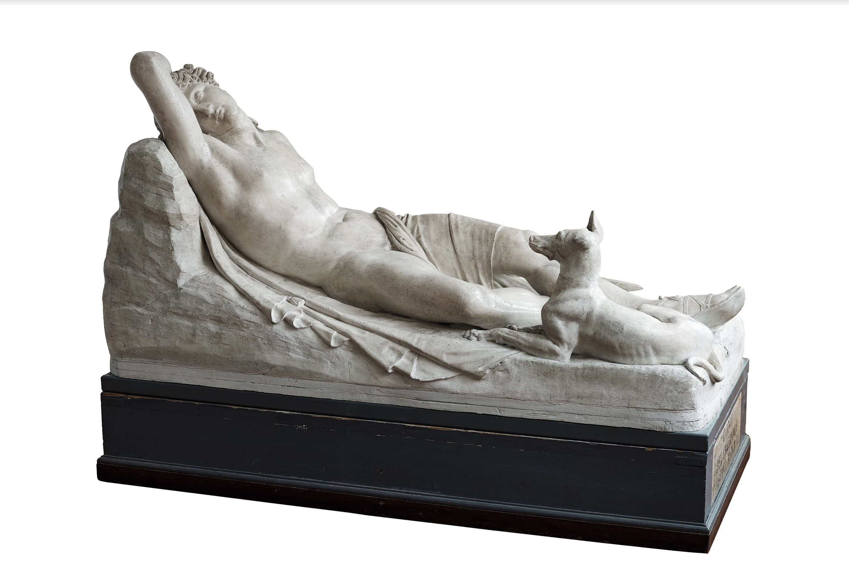 Antonio Canova, Endimione dormiente, gesso e base in legno, Ravenna, Accademia di Belle Arti