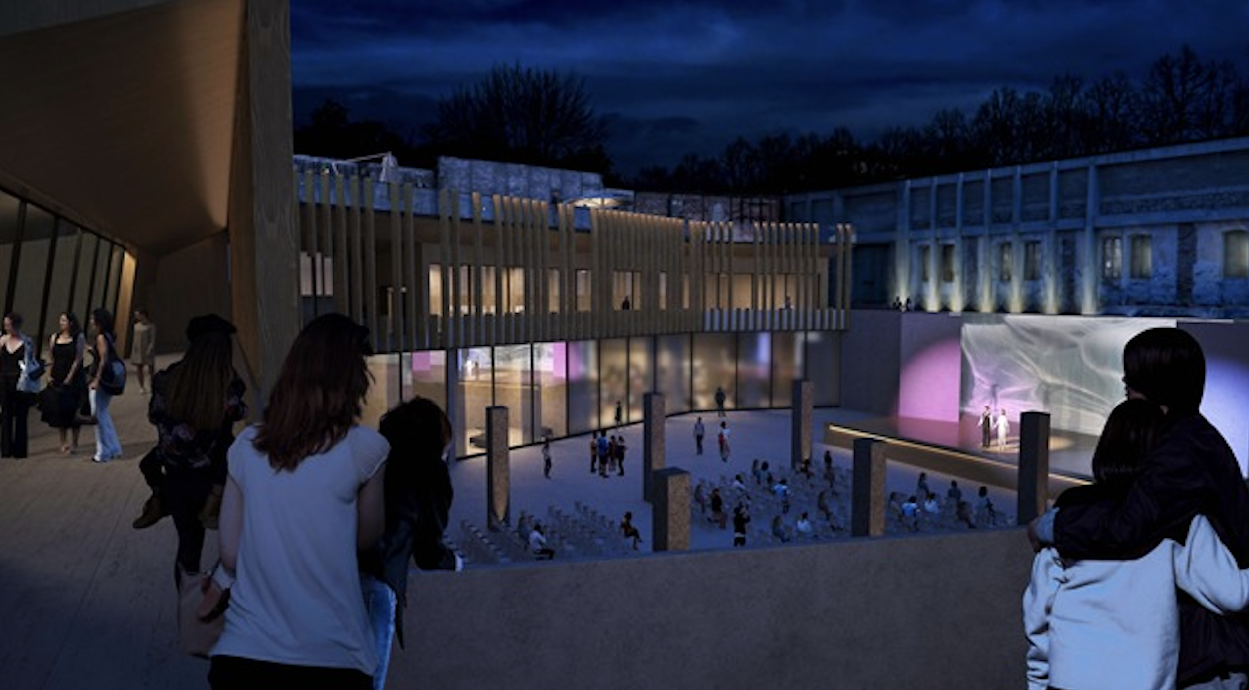 Bassanonet.it - Un render dell’ipotesi progettuale del Genius Center in versione ‘By Night’