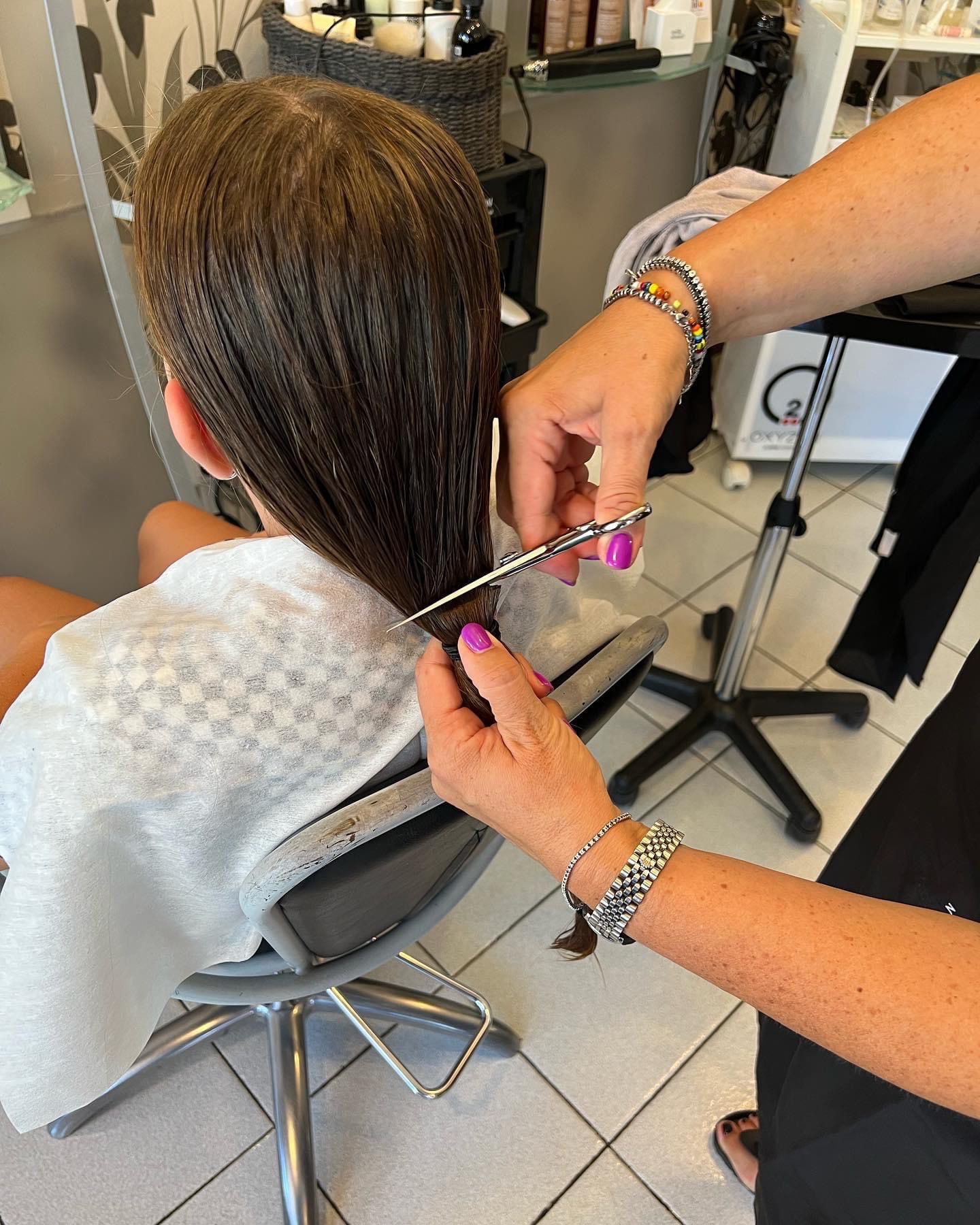 Il taglio dei capelli