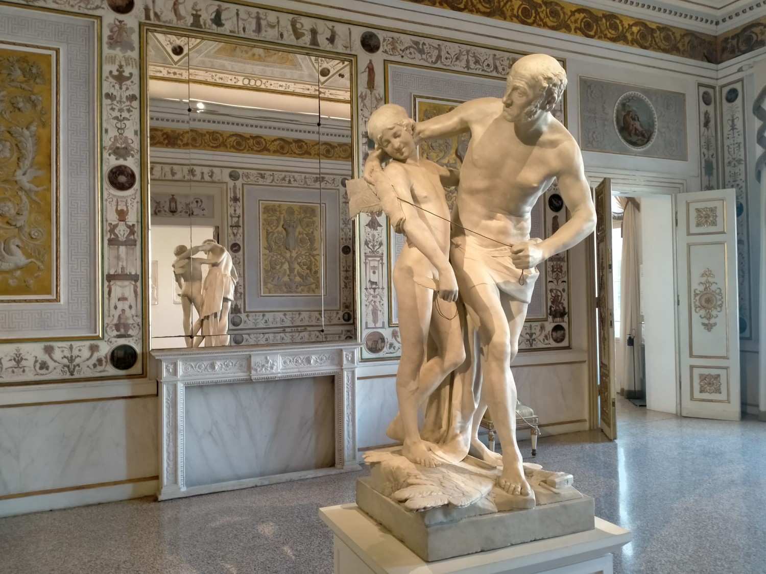 Antonio Canova, ‘Dedalo e Icaro’ (marmo, 1777-79)
