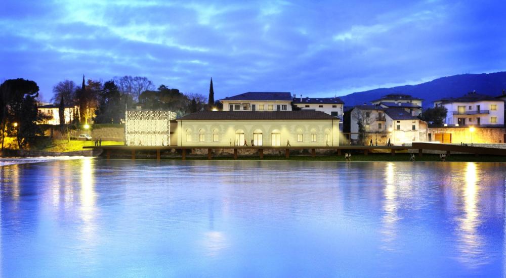 Un rendering progettuale dell'intervento