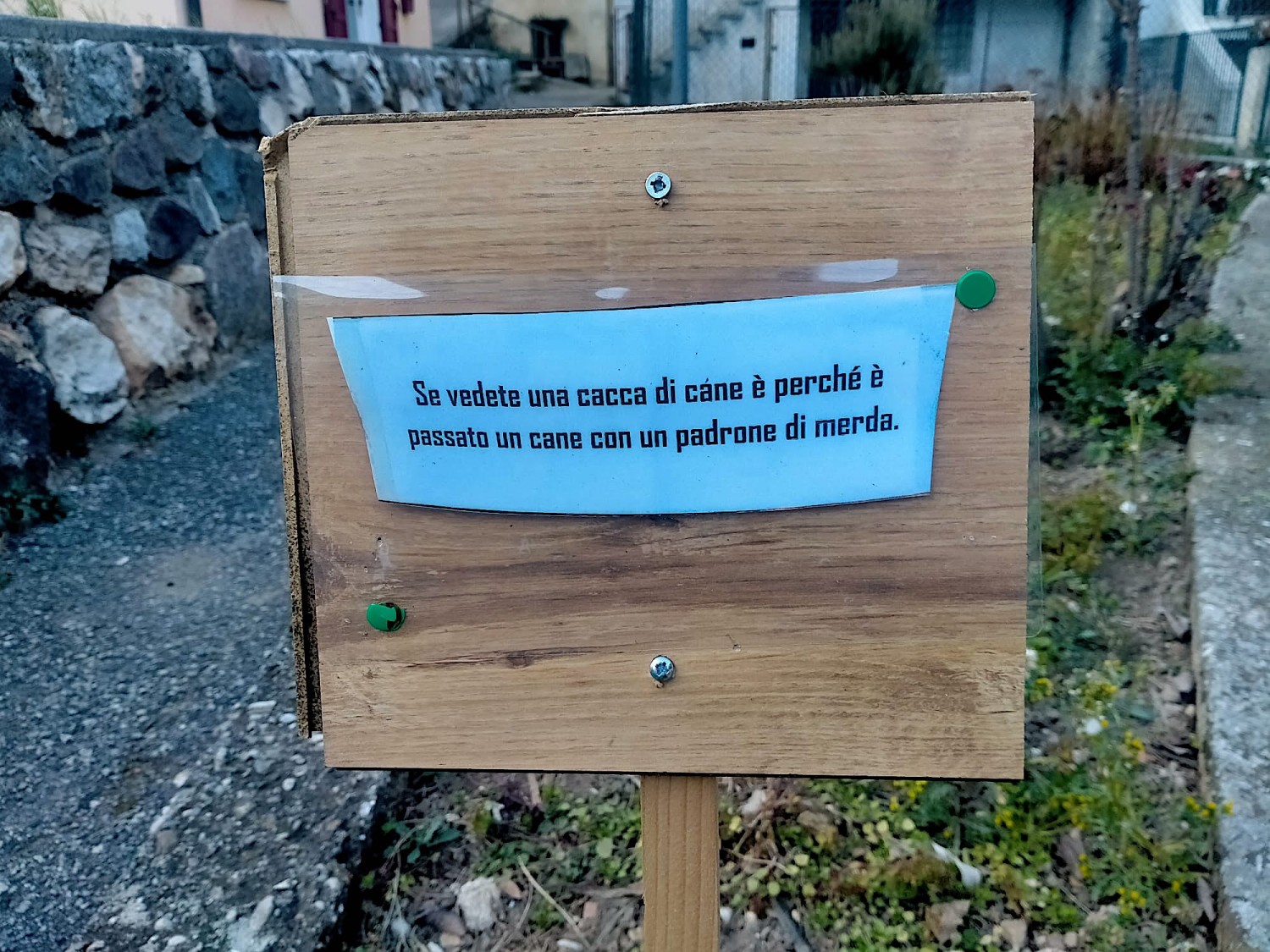 A gentile richiesta